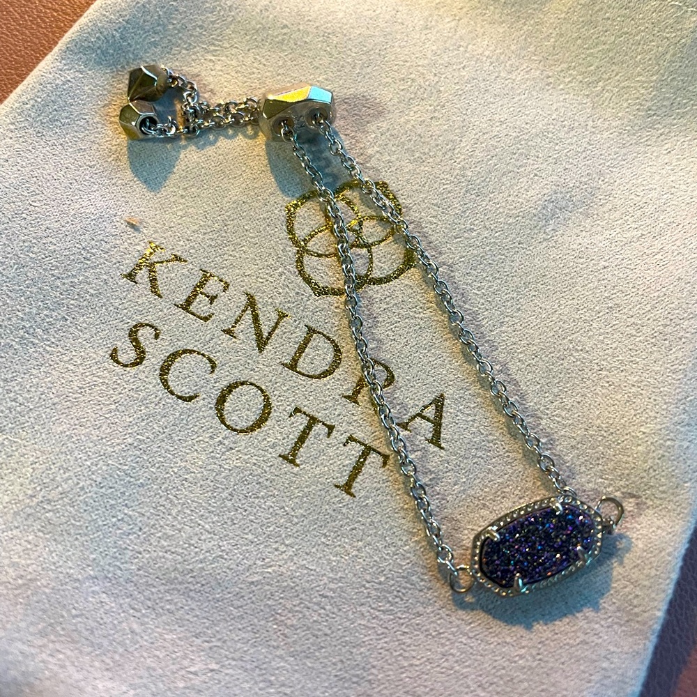 Kendra Scott Elaina Multicolor Drusy in Silver